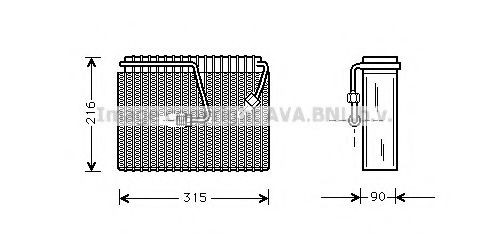 AVA QUALITY COOLING JRV023 Испаритель, кондиционер для JAGUAR VANDEN PLAS (Ягуар Vандэн плас) AVA QUALITY COOLING JRV023 Испаритель, кондиционер для JAGUAR VANDEN PLAS (Ягуар Vандэн плас)