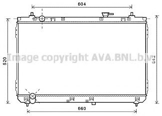 AVA QUALITY COOLING KA2183 Радиатор, охлаждение двигателя для KIA SEDONA III (Киа Сэдона 3)