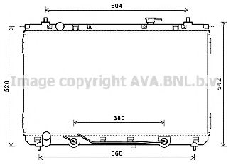 AVA QUALITY COOLING KA2231 Радиатор, охлаждение двигателя для KIA SEDONA III (Киа Сэдона 3)