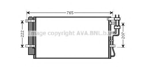 AVA QUALITY COOLING KAA5110D Конденсатор, кондиционер для KIA CARENS II (Киа Каренс 2) AVA QUALITY COOLING KAA5110D Конденсатор, кондиционер для KIA CARENS II (Киа Каренс 2)