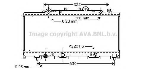AVA QUALITY COOLING LC2072 Радиатор, охлаждение двигателя для LANCIA Y (Лансиа/лянча Ъ) AVA QUALITY COOLING LC2072 Радиатор, охлаждение двигателя для LANCIA Y (Лансиа/лянча Ъ)