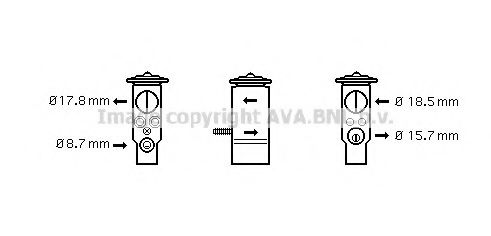 AVA QUALITY COOLING MC1005 Расширительный клапан, кондиционер для SMART CITY-COUPE (Смарт Cитъ-cоупэ) AVA QUALITY COOLING MC1005 Расширительный клапан, кондиционер для SMART CITY-COUPE (Смарт Cитъ-cоупэ)