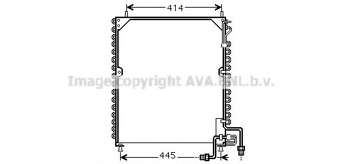 AVA QUALITY COOLING MEA5199 Конденсатор, кондиционер для MERCEDES-BENZ MK (Мэрcэдэс-бэнз Мк) AVA QUALITY COOLING MEA5199 Конденсатор, кондиционер для MERCEDES-BENZ MK (Мэрcэдэс-бэнз Мк)