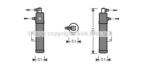 AVA QUALITY COOLING MED201 Осушитель, кондиционер для MERCEDES-BENZ ATEGO (Мэрcэдэс-бэнз Атэго) AVA QUALITY COOLING MED201 Осушитель, кондиционер для MERCEDES-BENZ ATEGO (Мэрcэдэс-бэнз Атэго)