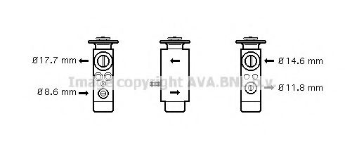 AVA QUALITY COOLING MS1094 Расширительный клапан, кондиционер для MERCEDES-BENZ CABRIOLET (Мэрcэдэс-бэнз Cабриолэт) AVA QUALITY COOLING MS1094 Расширительный клапан, кондиционер для MERCEDES-BENZ CABRIOLET (Мэрcэдэс-бэнз Cабриолэт)