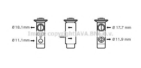 AVA QUALITY COOLING MS1124 Расширительный клапан, кондиционер для MERCEDES-BENZ SLS AMG (Мэрcэдэс-бэнз Слс амг) AVA QUALITY COOLING MS1124 Расширительный клапан, кондиционер для MERCEDES-BENZ SLS AMG (Мэрcэдэс-бэнз Слс амг)