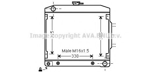 AVA QUALITY COOLING MS2032 Радиатор, охлаждение двигателя для MERCEDESBENZ (Мерседес бенц) AVA QUALITY COOLING MS2032 Радиатор, охлаждение двигателя для MERCEDESBENZ (Мерседес бенц)