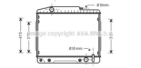 AVA QUALITY COOLING MS2034 Радиатор, охлаждение двигателя для MERCEDESBENZ (Мерседес бенц) AVA QUALITY COOLING MS2034 Радиатор, охлаждение двигателя для MERCEDESBENZ (Мерседес бенц)