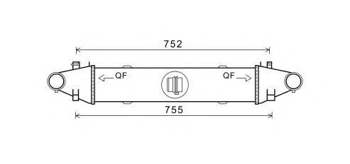 AVA QUALITY COOLING MS4556 Интеркулер для MERCEDESBENZ (Мерседес бенц) AVA QUALITY COOLING MS4556 Интеркулер для MERCEDESBENZ (Мерседес бенц)