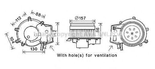 AVA QUALITY COOLING MS8643 Электродвигатель, вентиляция салона для MERCEDESBENZ (Мерседес бенц) AVA QUALITY COOLING MS8643 Электродвигатель, вентиляция салона для MERCEDESBENZ (Мерседес бенц)