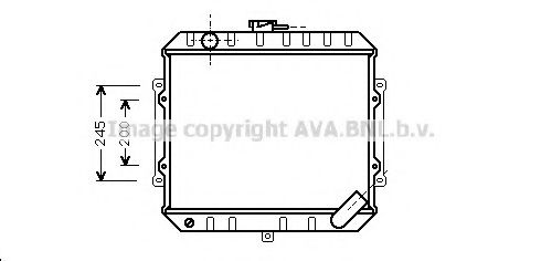 AVA QUALITY COOLING MT2002 Радиатор, охлаждение двигателя для MITSUBISHI CELESTE (Митсубиши/митсубиси Cэлэстэ) AVA QUALITY COOLING MT2002 Радиатор, охлаждение двигателя для MITSUBISHI CELESTE (Митсубиши/митсубиси Cэлэстэ)