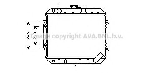 AVA QUALITY COOLING MT2004 Радиатор, охлаждение двигателя для MITSUBISHI CELESTE (Митсубиши/митсубиси Cэлэстэ) AVA QUALITY COOLING MT2004 Радиатор, охлаждение двигателя для MITSUBISHI CELESTE (Митсубиши/митсубиси Cэлэстэ)