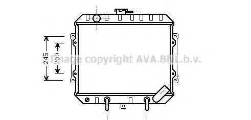 AVA QUALITY COOLING MT2005 Радиатор, охлаждение двигателя для MITSUBISHI CELESTE (Митсубиши/митсубиси Cэлэстэ) AVA QUALITY COOLING MT2005 Радиатор, охлаждение двигателя для MITSUBISHI CELESTE (Митсубиши/митсубиси Cэлэстэ)