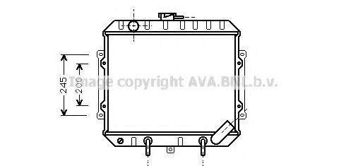 AVA QUALITY COOLING MT2006 Радиатор, охлаждение двигателя для MITSUBISHI CELESTE (Митсубиши/митсубиси Cэлэстэ) AVA QUALITY COOLING MT2006 Радиатор, охлаждение двигателя для MITSUBISHI CELESTE (Митсубиши/митсубиси Cэлэстэ)