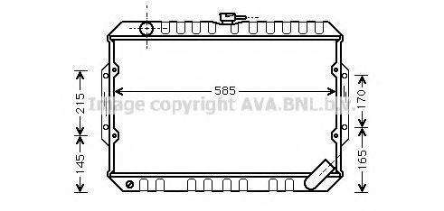AVA QUALITY COOLING MT2072 Радиатор, охлаждение двигателя для MITSUBISHI MIGHTY MAX (Митсубиши/митсубиси Мигхтъ маx) AVA QUALITY COOLING MT2072 Радиатор, охлаждение двигателя для MITSUBISHI MIGHTY MAX (Митсубиши/митсубиси Мигхтъ маx)