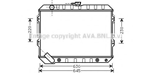 AVA QUALITY COOLING MT2089 Радиатор, охлаждение двигателя для MITSUBISHI MONTERO (Митсубиши/митсубиси Монтэро) AVA QUALITY COOLING MT2089 Радиатор, охлаждение двигателя для MITSUBISHI MONTERO (Митсубиши/митсубиси Монтэро)