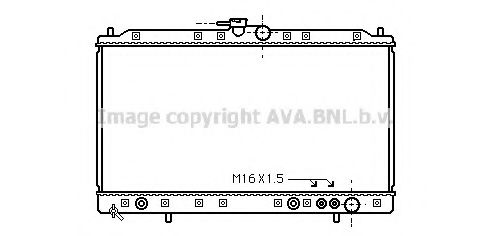 AVA QUALITY COOLING MT2091 Радиатор, охлаждение двигателя для MITSUBISHI SIGMA (Митсубиши/митсубиси Сигма) AVA QUALITY COOLING MT2091 Радиатор, охлаждение двигателя для MITSUBISHI SIGMA (Митсубиши/митсубиси Сигма)