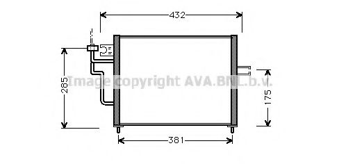 AVA QUALITY COOLING MT5104 Конденсатор, кондиционер для MITSUBISHI LANCER IV (Митсубиши/митсубиси Ланcэр иv) AVA QUALITY COOLING MT5104 Конденсатор, кондиционер для MITSUBISHI LANCER IV (Митсубиши/митсубиси Ланcэр иv)