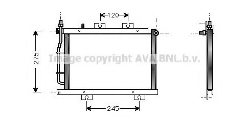 AVA QUALITY COOLING MT5108 Конденсатор, кондиционер для MITSUBISHI L 300 STARWAGON (Митсубиши/митсубиси Л 300 старвагон) AVA QUALITY COOLING MT5108 Конденсатор, кондиционер для MITSUBISHI L 300 STARWAGON (Митсубиши/митсубиси Л 300 старвагон)