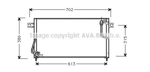 AVA QUALITY COOLING MT5146 Конденсатор, кондиционер для MITSUBISHI PAJERO/SHOGUN (Митсубиши/митсубиси Пажэро/шогун) AVA QUALITY COOLING MT5146 Конденсатор, кондиционер для MITSUBISHI PAJERO/SHOGUN (Митсубиши/митсубиси Пажэро/шогун)