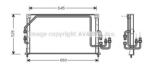 AVA QUALITY COOLING MT5149 Конденсатор, кондиционер для MITSUBISHI SIGMA III (Митсубиши/митсубиси Сигма 3) AVA QUALITY COOLING MT5149 Конденсатор, кондиционер для MITSUBISHI SIGMA III (Митсубиши/митсубиси Сигма 3)
