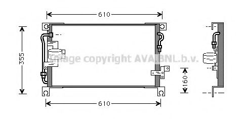 AVA QUALITY COOLING MT5150 Конденсатор, кондиционер для MITSUBISHI COLT/RODEO (Митсубиши/митсубиси Cолт/родэо) AVA QUALITY COOLING MT5150 Конденсатор, кондиционер для MITSUBISHI COLT/RODEO (Митсубиши/митсубиси Cолт/родэо)