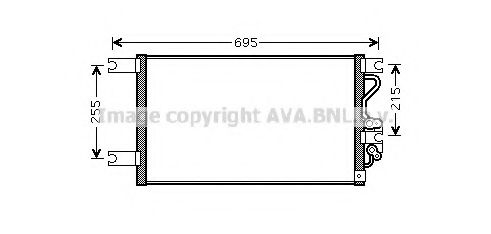 AVA QUALITY COOLING MT5206 Конденсатор, кондиционер для MITSUBISHI CHALLENGER (Митсубиши/митсубиси Чаллэнгэр) AVA QUALITY COOLING MT5206 Конденсатор, кондиционер для MITSUBISHI CHALLENGER (Митсубиши/митсубиси Чаллэнгэр)