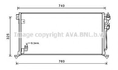 AVA QUALITY COOLING MT5220 Конденсатор, кондиционер для MITSUBISHI LANCER (Митсубиши/митсубиси Ланcэр) AVA QUALITY COOLING MT5220 Конденсатор, кондиционер для MITSUBISHI LANCER (Митсубиши/митсубиси Ланcэр)