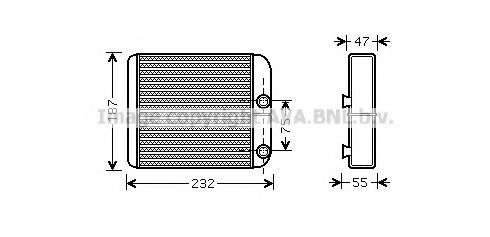 AVA QUALITY COOLING MT6186 Теплообменник, отопление салона для MITSUBISHI COLT/RODEO (Митсубиши/митсубиси Cолт/родэо) AVA QUALITY COOLING MT6186 Теплообменник, отопление салона для MITSUBISHI COLT/RODEO (Митсубиши/митсубиси Cолт/родэо)
