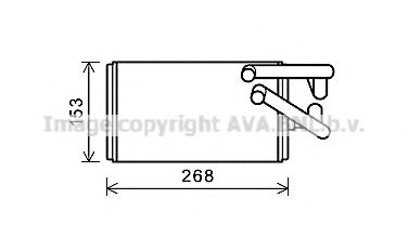 AVA QUALITY COOLING MT6259 Теплообменник, отопление салона для MITSUBISHI LANCER (Митсубиши/митсубиси Ланcэр) AVA QUALITY COOLING MT6259 Теплообменник, отопление салона для MITSUBISHI LANCER (Митсубиши/митсубиси Ланcэр)