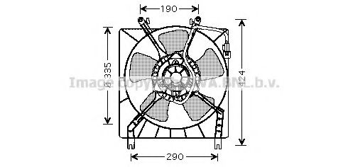AVA QUALITY COOLING MT7511 Вентилятор, охлаждение двигателя для MITSUBISHI LANCER (Митсубиши/митсубиси Ланcэр) AVA QUALITY COOLING MT7511 Вентилятор, охлаждение двигателя для MITSUBISHI LANCER (Митсубиши/митсубиси Ланcэр)