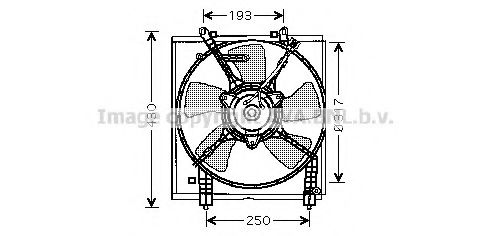 AVA QUALITY COOLING MT7518 Вентилятор, охлаждение двигателя для MITSUBISHI LANCER (Митсубиши/митсубиси Ланcэр) AVA QUALITY COOLING MT7518 Вентилятор, охлаждение двигателя для MITSUBISHI LANCER (Митсубиши/митсубиси Ланcэр)