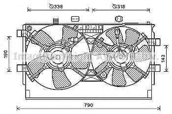 AVA QUALITY COOLING MT7529 Вентилятор, охлаждение двигателя для MITSUBISHI LANCER (Митсубиши/митсубиси Ланcэр) AVA QUALITY COOLING MT7529 Вентилятор, охлаждение двигателя для MITSUBISHI LANCER (Митсубиши/митсубиси Ланcэр)