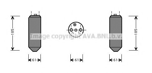 AVA QUALITY COOLING MTD151 Осушитель, кондиционер для MITSUBISHI MIRAGE (Митсубиши/митсубиси Мирагэ) AVA QUALITY COOLING MTD151 Осушитель, кондиционер для MITSUBISHI MIRAGE (Митсубиши/митсубиси Мирагэ)