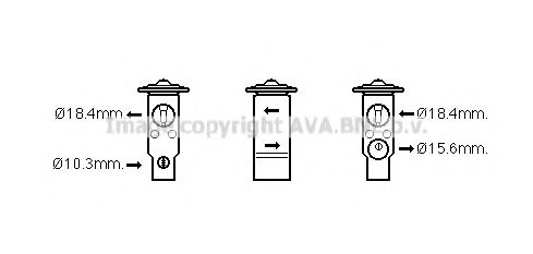 AVA QUALITY COOLING MZ1271 Расширительный клапан, кондиционер для TOYOTA CYNOS (Тойота/тоета Cънос) AVA QUALITY COOLING MZ1271 Расширительный клапан, кондиционер для TOYOTA CYNOS (Тойота/тоета Cънос)
