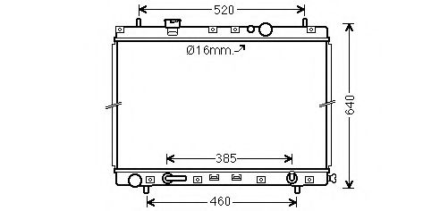 AVA QUALITY COOLING MZ2211 Радиатор, охлаждение двигателя для MAZDA BONGO FRIENDEE (Мазда Бонго фриэндээ) AVA QUALITY COOLING MZ2211 Радиатор, охлаждение двигателя для MAZDA BONGO FRIENDEE (Мазда Бонго фриэндээ)