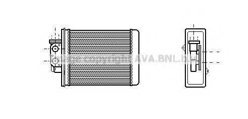 AVA QUALITY COOLING MZ6067 Теплообменник, отопление салона для MAZDA (Мазда) AVA QUALITY COOLING MZ6067 Теплообменник, отопление салона для MAZDA (Мазда)