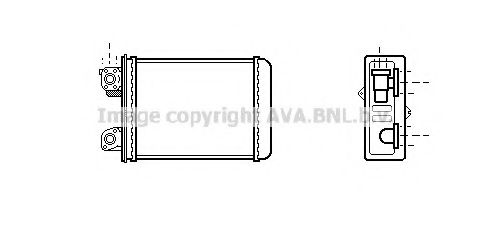 AVA QUALITY COOLING MZ6081 Теплообменник, отопление салона для MAZDA (Мазда) AVA QUALITY COOLING MZ6081 Теплообменник, отопление салона для MAZDA (Мазда)
