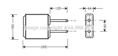 AVA QUALITY COOLING MZ6143 Теплообменник, отопление салона для MAZDA (Мазда) AVA QUALITY COOLING MZ6143 Теплообменник, отопление салона для MAZDA (Мазда)