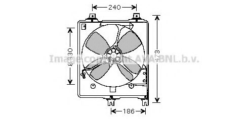 AVA QUALITY COOLING MZ7510 Вентилятор, охлаждение двигателя для MAZDA 626 II (Мазда 626 2) AVA QUALITY COOLING MZ7510 Вентилятор, охлаждение двигателя для MAZDA 626 II (Мазда 626 2)
