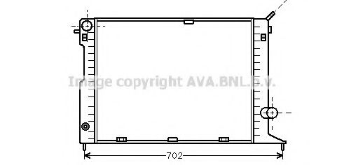 AVA QUALITY COOLING OL2165 Радиатор, охлаждение двигателя 
