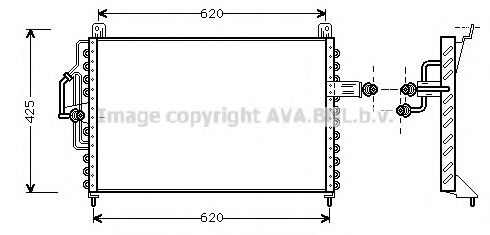 AVA QUALITY COOLING OL5238 Конденсатор, кондиционер для OPEL OMEGA A (Опель Омэга а) AVA QUALITY COOLING OL5238 Конденсатор, кондиционер для OPEL OMEGA A (Опель Омэга а)