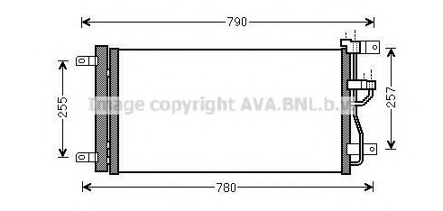 AVA QUALITY COOLING OL5612D Конденсатор, кондиционер для CHEVROLET CAPTIVA (Шевроле Каптива) AVA QUALITY COOLING OL5612D Конденсатор, кондиционер для CHEVROLET CAPTIVA (Шевроле Каптива)