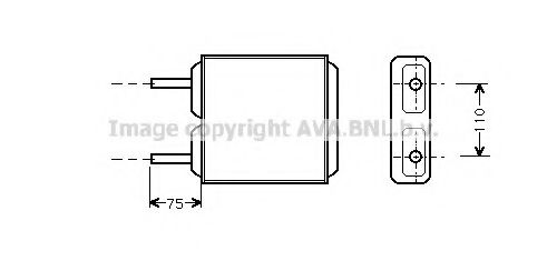 AVA QUALITY COOLING OL6094 Теплообменник, отопление салона для OPEL CORSA A (Опель Cорса а) AVA QUALITY COOLING OL6094 Теплообменник, отопление салона для OPEL CORSA A (Опель Cорса а)