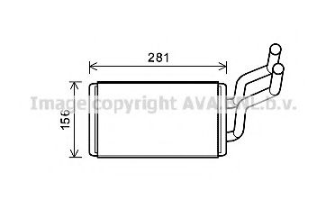 AVA QUALITY COOLING OL6569 Теплообменник, отопление салона для CHEVROLET CAPTIVA (Шевроле Каптива) AVA QUALITY COOLING OL6569 Теплообменник, отопление салона для CHEVROLET CAPTIVA (Шевроле Каптива)