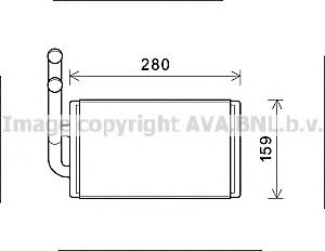 AVA QUALITY COOLING OL6570 Теплообменник, отопление салона для CHEVROLET CAPTIVA (Шевроле Каптива) AVA QUALITY COOLING OL6570 Теплообменник, отопление салона для CHEVROLET CAPTIVA (Шевроле Каптива)