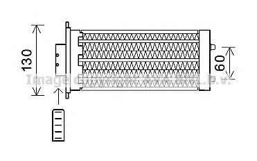 AVA QUALITY COOLING OL6573 Теплообменник, отопление салона для CHEVROLET CAPTIVA (Шевроле Каптива) AVA QUALITY COOLING OL6573 Теплообменник, отопление салона для CHEVROLET CAPTIVA (Шевроле Каптива)