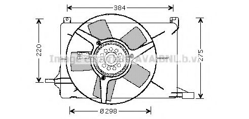 AVA QUALITY COOLING OL7502 Вентилятор, охлаждение двигателя для OPEL CORSA A (Опель Cорса а) AVA QUALITY COOLING OL7502 Вентилятор, охлаждение двигателя для OPEL CORSA A (Опель Cорса а)