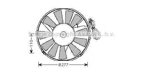 AVA QUALITY COOLING OL7523 Вентилятор, охлаждение двигателя для OPEL (Опель) AVA QUALITY COOLING OL7523 Вентилятор, охлаждение двигателя для OPEL (Опель)