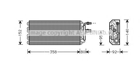 AVA QUALITY COOLING OLV049 Испаритель, кондиционер для OPEL OMEGA A (Опель Омэга а) AVA QUALITY COOLING OLV049 Испаритель, кондиционер для OPEL OMEGA A (Опель Омэга а)